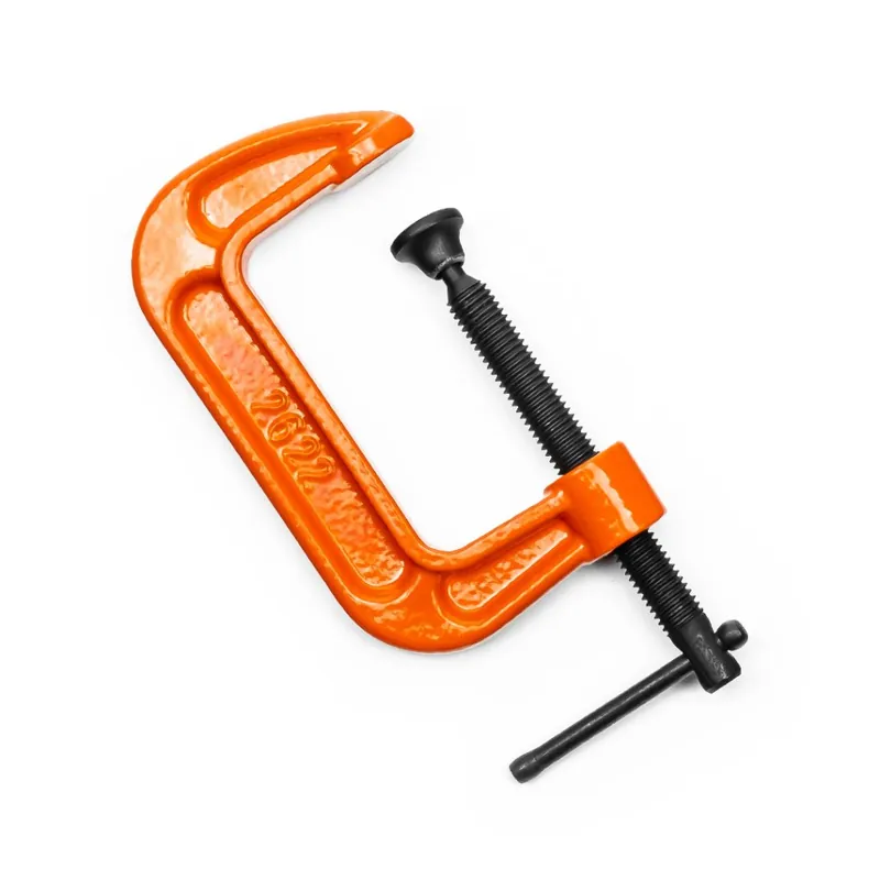 Moderní Litinová C-svorka PONY JORGENSEN Light Duty - rozpětí 6,4 × 3,9 cm