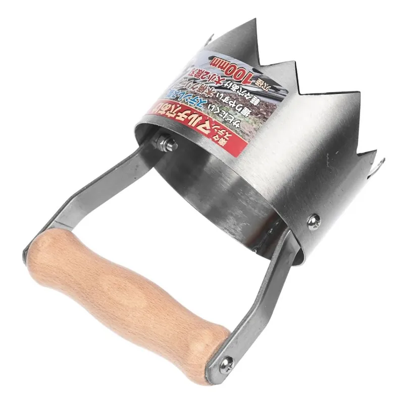 Vysoce Kvalitní Nerezový děrovač zemědělské fólie SAFETY-3 a sazeč rostlin - 100 mm