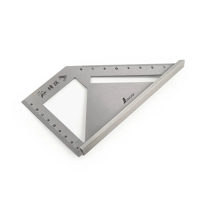 Poslední Šance Ocelový úhelník SHINWA 45+90° s dorazem a stupnicí