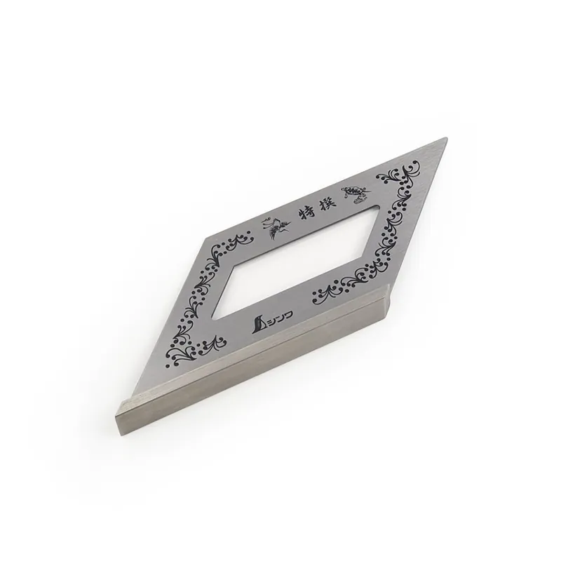 Cenově Výhodný Ocelový úhelník SHINWA pro 45° s dorazem