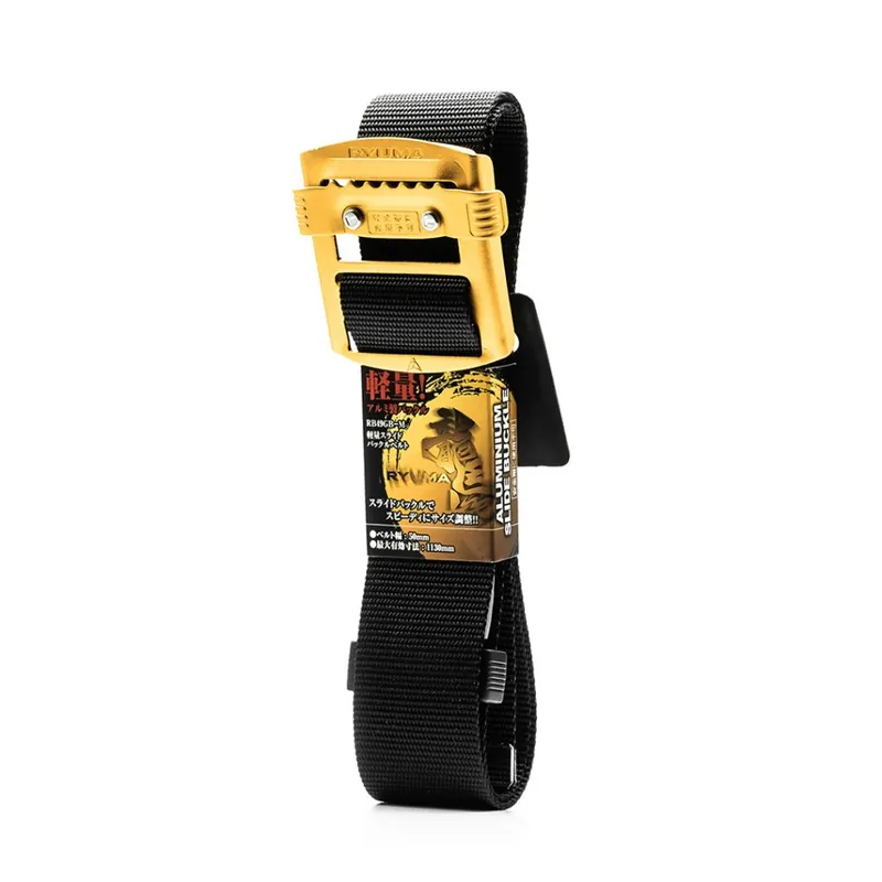 Nejlepší Cena Pevný nylonový opasek s kovovou přezkou RYUMA - délka 113 cm - RB49GB-M