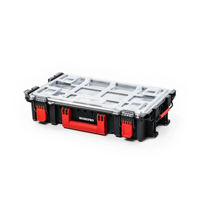 Profesionální Plastový organizér WORKPRO Stackable - stohovatelný - 12 přihrádek