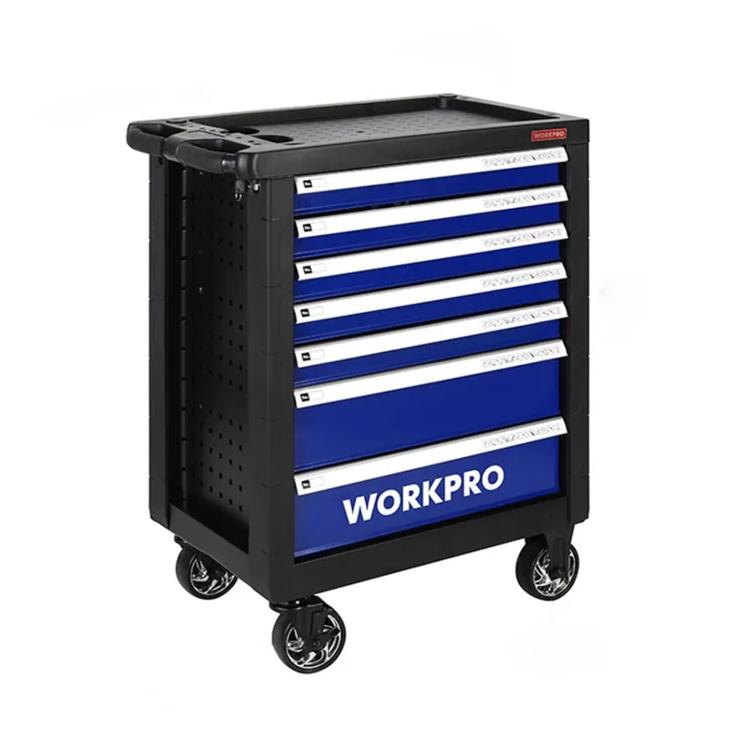Pojízdný dílenský box WORKPRO se 7 zásuvkami - nosnost 300 kg Must-Have
