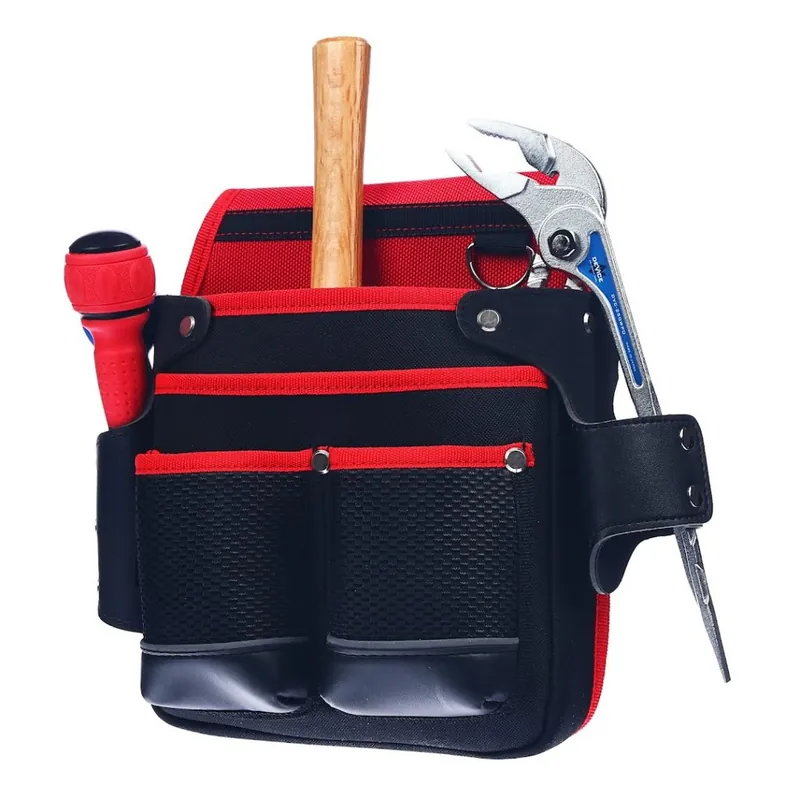 Ověřený Řemeslnická brašna na nářadí - červená E-VALUE - EDK-4D RD