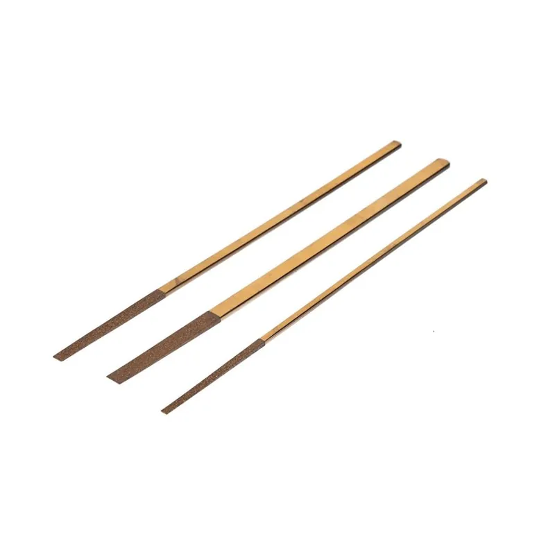 Autentický Sada diamantových pilníků s povlakem TiN E-VALUE - zrnitost #150 - 3 kusy