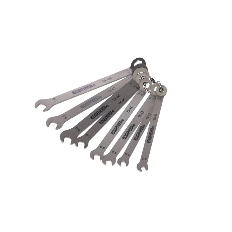 Ruční Výroba Sada japonských mini očkoplochých klíčů ENGINEER - 8 kusů  - TS-04