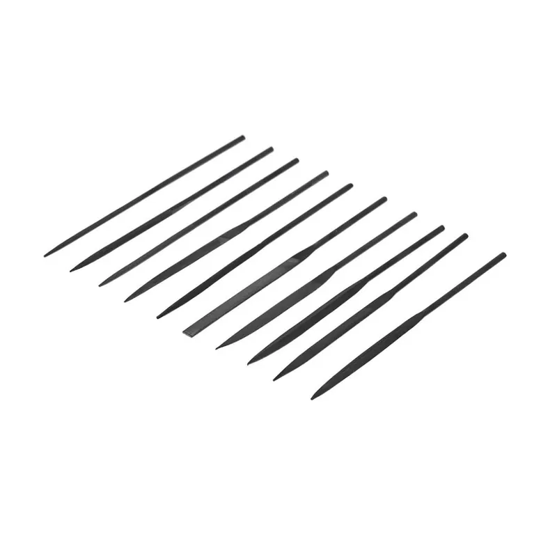 Ruční Výroba Sada přesných jehlových pilníků E-VALUE - 10 kusů