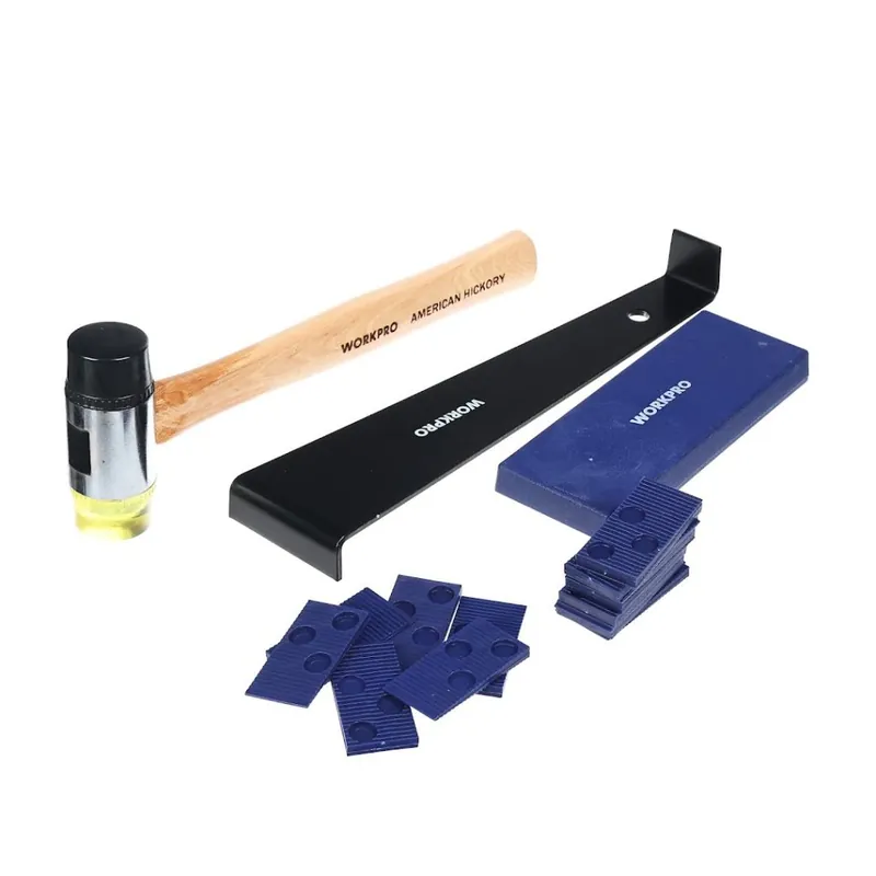 Sada na pokládku dřevěných a laminátových podlah WORKPRO - WP204302 Luxusní