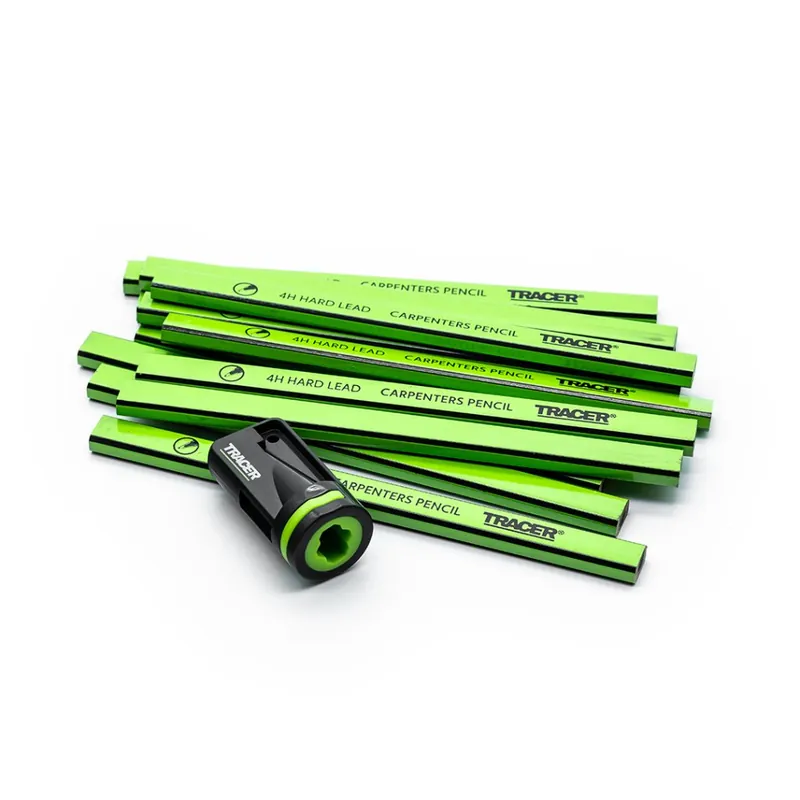 Sada tesařských tužek s ořezávátkem TRACER - ACP1 - 12 ks Speciální Cena