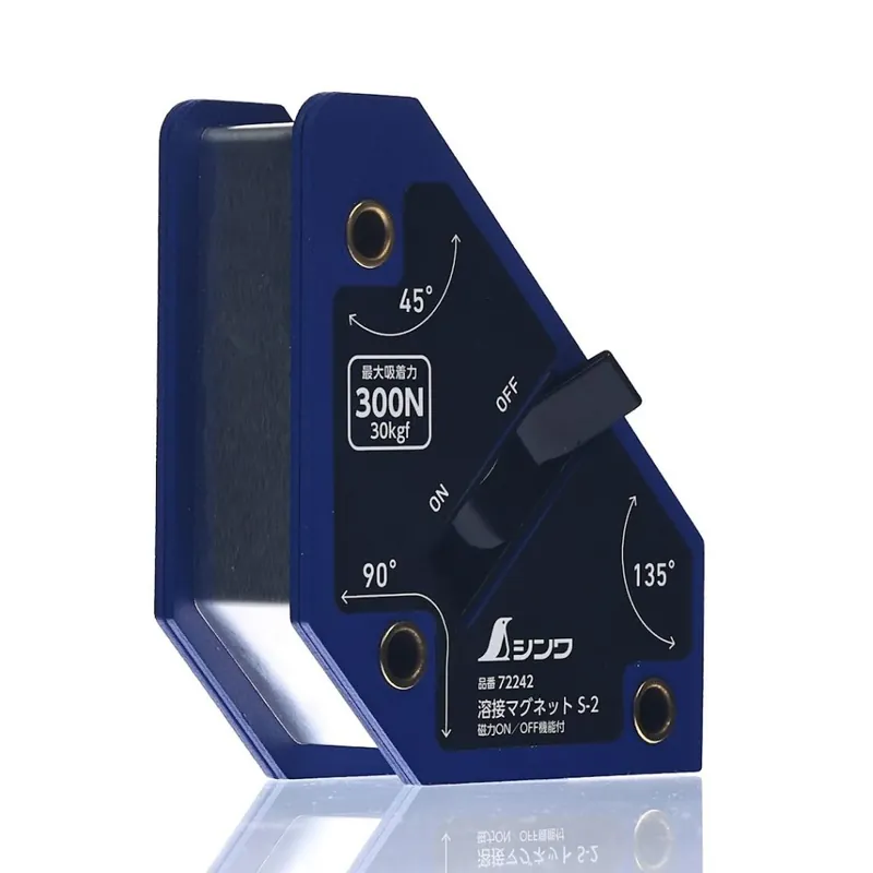 Novinka Svařovací magnet SHINWA pro úhly 45°, 90° a 135° o síle 30 kgf
