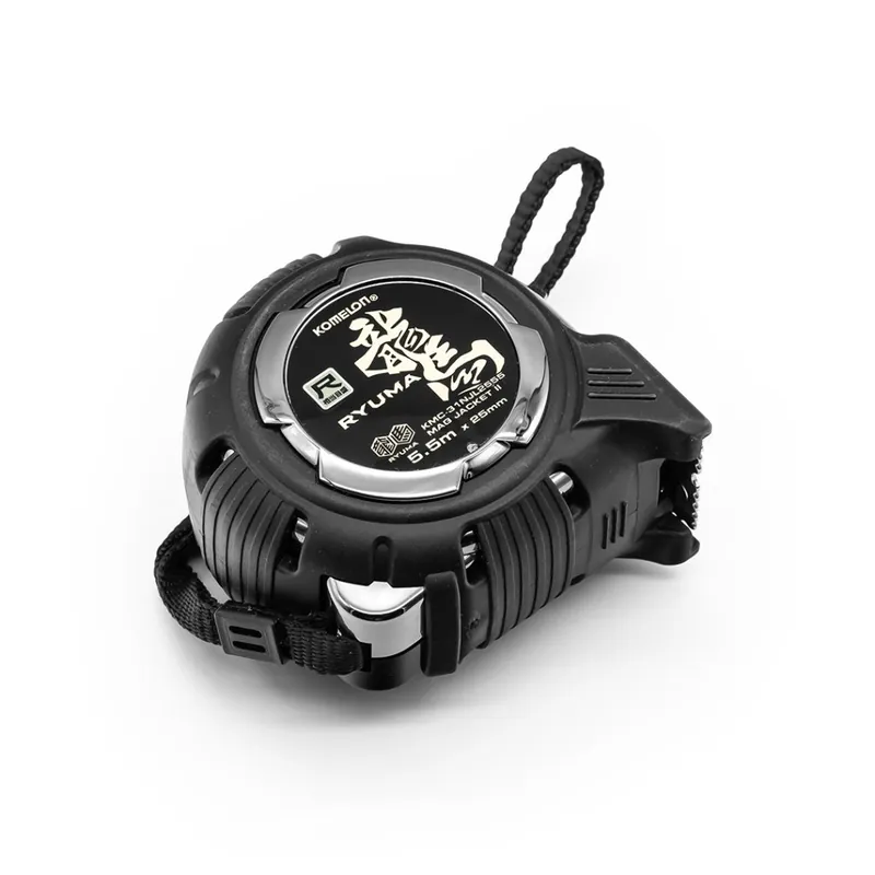 Bezpečná Platba Svinovací metr RYUMA stříbrné barvy se zlatým tiskem - délka 5,5 m - KMC-31NJL2555S