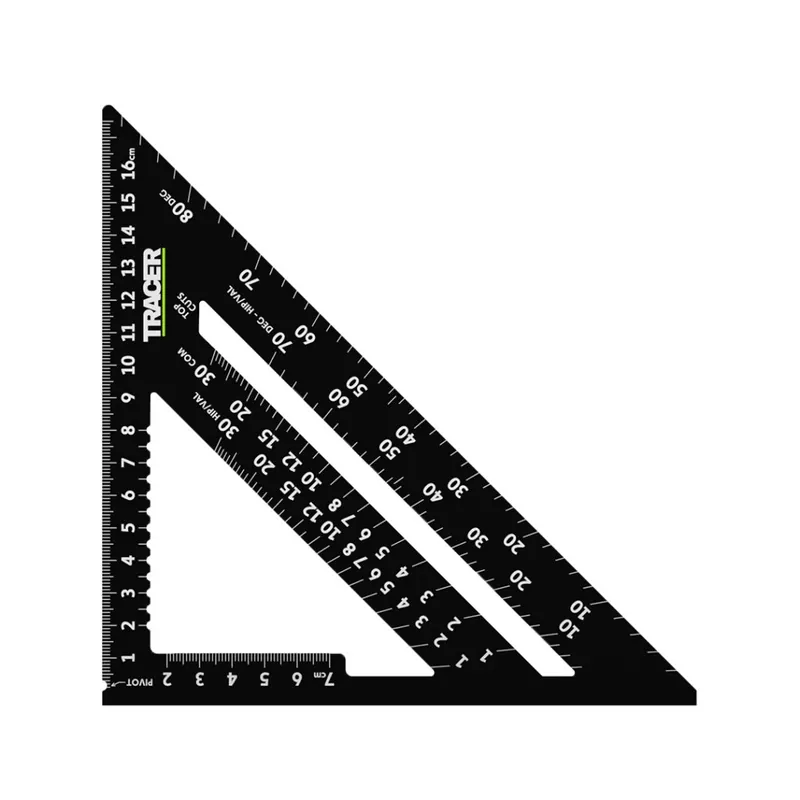 Tesařský úhelník TRACER 175 mm Speed Square - ASQ7M Hromadná Objednávka