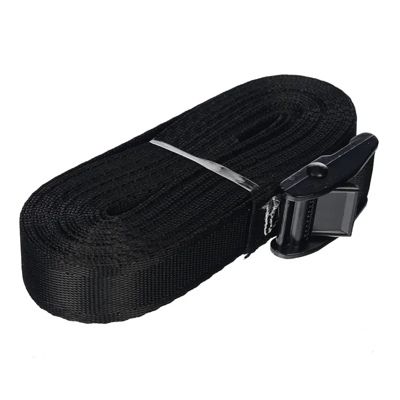 Pouze Dnes Upínací popruh E-VALUE - černý - 25 mm x 6 m