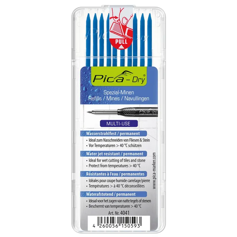 Voděodolná náplň pro tužku Pica Dry - modrá Odeslání Ihned