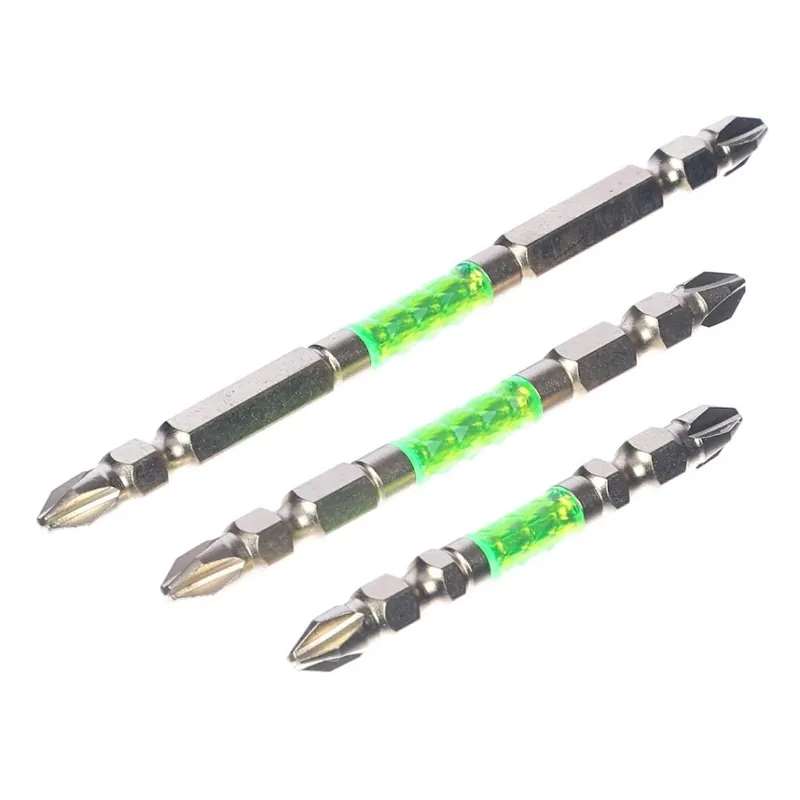 Sezónní Sleva Japonská univerzální sada šroubovacích bitů ve zlaté barvě PH2 SK11 - 3 ks - 65-110 mm