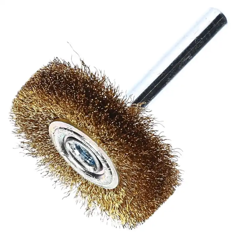 Výhodná Nabídka Mosazný drátěný kartáč s válcovou stopkou SK11 - 50 mm