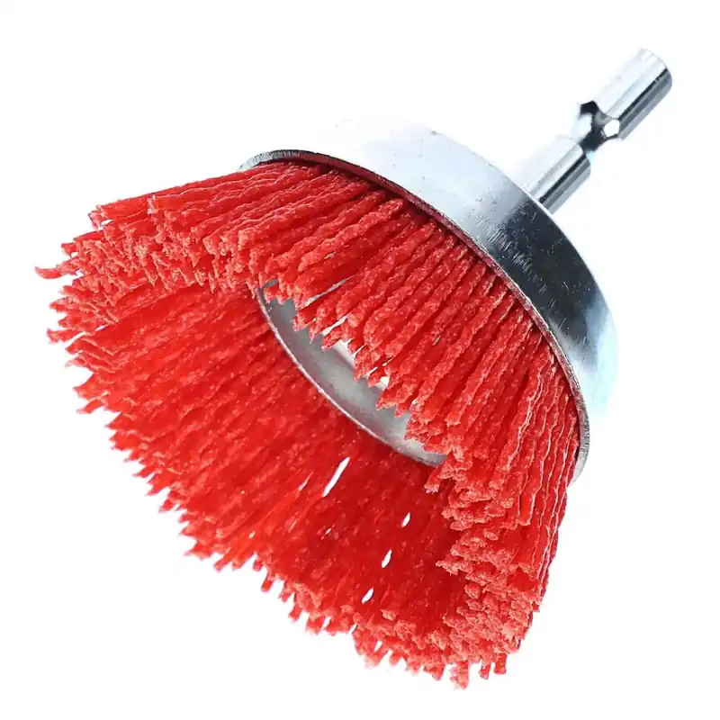 Dokud Zásoby Vydrží Nylonový abrazivní kartáč s šestihrannou stopkou SK11 - 75 mm - zrnitost #80