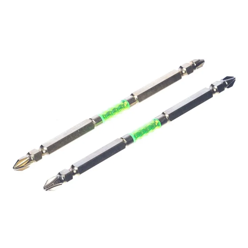 Speciální Cena Sada japonských oboustranných bitů ve zlaté barvě PH2 SK11 - 2 ks - HRC62 - 130 mm